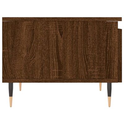 vidaXL Coffee Table Brown Oak 50x46x35 cm Engineered Wood