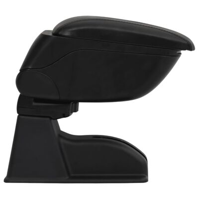 vidaXL Car Armrest Black 12x29x(32-46) cm ABS