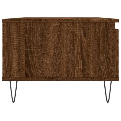 vidaXL Coffee Table Brown Oak 90x50x36.5 cm Engineered Wood