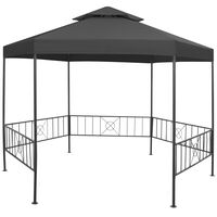 vidaXL Garden Gazebo 323x275x265 cm Anthracite