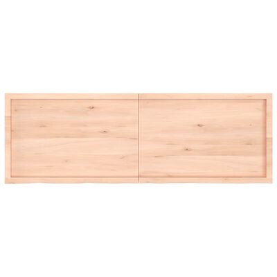 vidaXL Bathroom Countertop 180x60x(2-6) cm Untreated Solid Wood