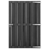 vidaXL Garden Gate WPC 100x150 cm Grey