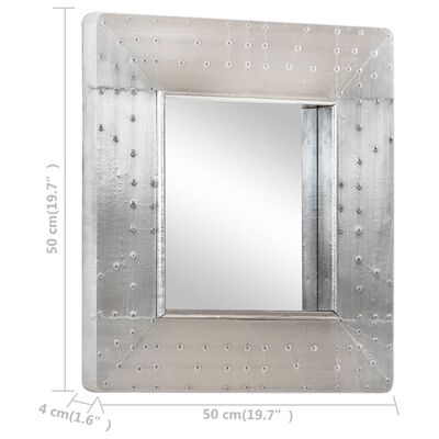 vidaXL Aviator Mirror 50x50 cm Metal