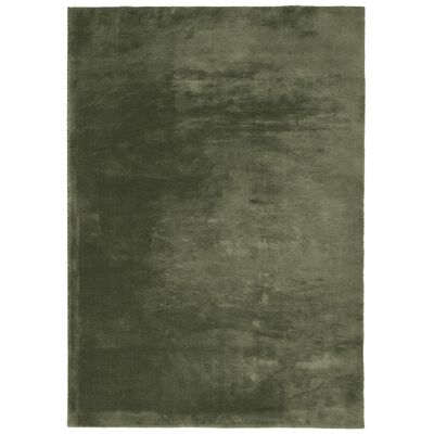 vidaXL Rug HUARTE Short Pile Soft and Washable Forest Green 200x280 cm