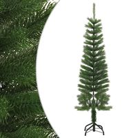 vidaXL Artificial Slim Christmas Tree with Stand 150 cm PE