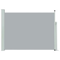 vidaXL Patio Retractable Side Awning 117x500 cm Grey