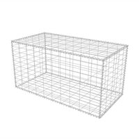 vidaXL Gabion Basket Galvanised Steel 100x50x50 cm