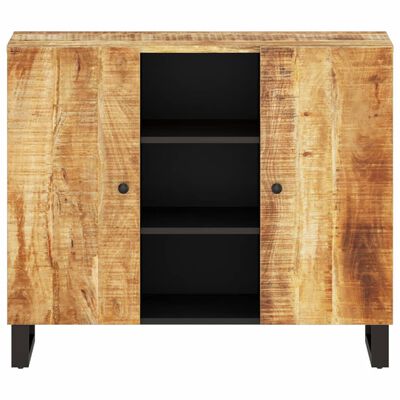 vidaXL Sideboard with 2 Doors 90x33x75 cm Solid Wood Mango