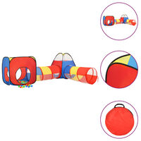 vidaXL Children Play Tent with 250 Balls Multicolour 190x264x90 cm