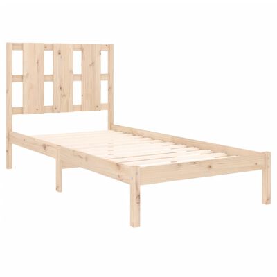 vidaXL Bed Frame without Mattress 90x200 cm Solid Wood Pine