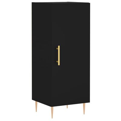 vidaXL Highboard Black 34.5x34x180 cm Engineered Wood