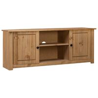 vidaXL TV Cabinet 120x40x50 cm Solid Pine Wood Panama Range