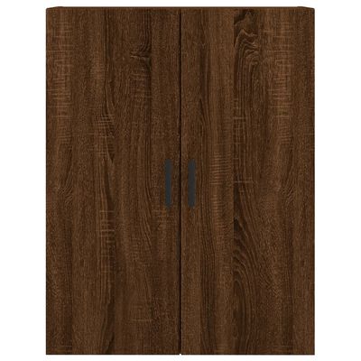 vidaXL Wall Mounted Cabinet Brown Oak 69.5x34x90 cm