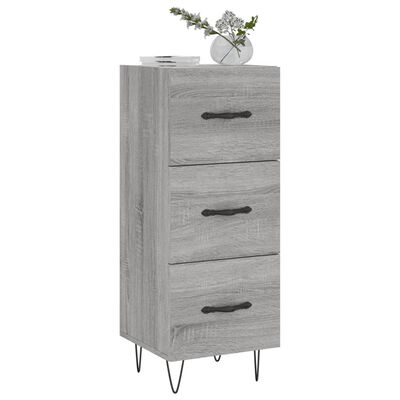 vidaXL Sideboard Grey Sonoma 34.5x34x90 cm Engineered Wood