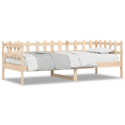 vidaXL Day Bed without Mattress 90x200 cm Solid Wood Pine