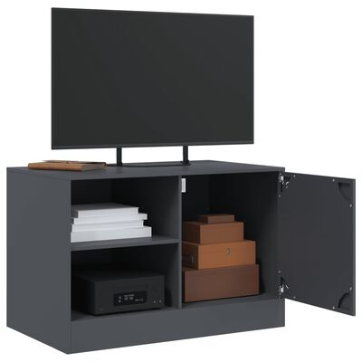 vidaXL TV Cabinet Anthracite 67x39x44 cm Steel