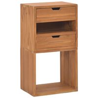 vidaXL Storage Cabinet 40x30x76 cm Solid Teak Wood