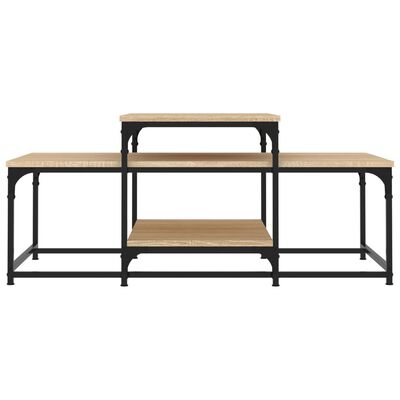 vidaXL Coffee Table Sonoma Oak 102x60x45 cm Engineered Wood