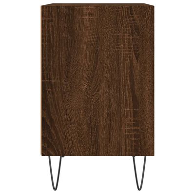 vidaXL Bedside Cabinets 2 pcs Brown Oak 40x30x50 cm Engineered Wood