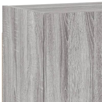 vidaXL 5 Piece TV Wall Units Grey Sonoma Engineered Wood