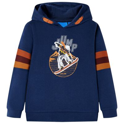 Kids' Hooded Sweatshirt Navy 140