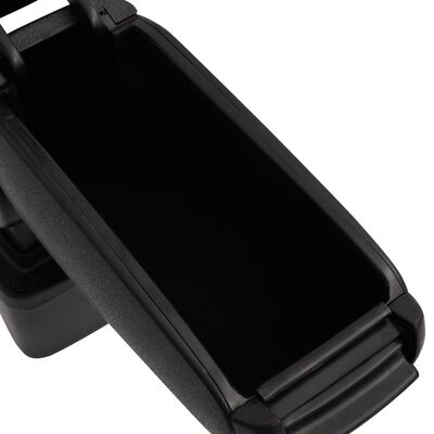 vidaXL Car Armrest Black 14.5x31.5x(30-48) cm ABS