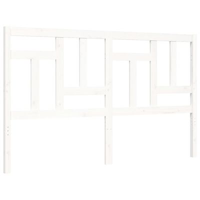 vidaXL Bed Frame without Mattress White 160x200 cm Solid Wood Pine