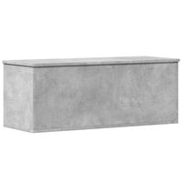 vidaXL Storage Box Concrete Grey 90x35x35 cm Engineered Wood