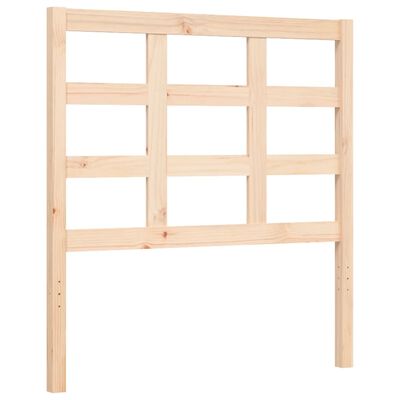 vidaXL Bed Frame without Mattress Small Single Solid Wood Pine