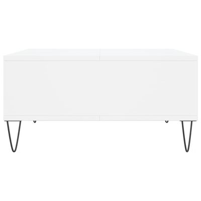 vidaXL Coffee Table White 60x60x30 cm Engineered Wood