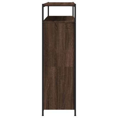 vidaXL Shoe Cabinet with 4 Flip-Drawers Brown Oak 100x34x112 cm