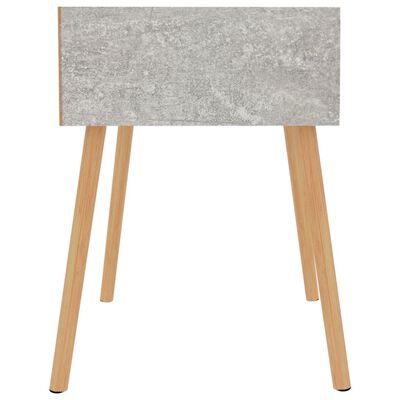 vidaXL Bedside Cabinets 2 pcs Concrete Grey 40x40x56 cm Engineered Wood