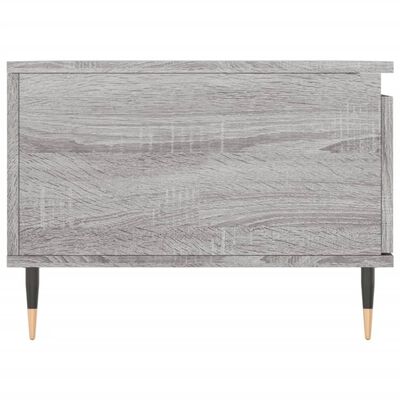 vidaXL Coffee Table Grey Sonoma 90x50x36.5 cm Engineered Wood