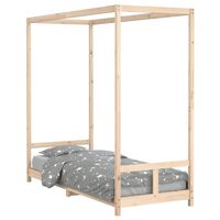 vidaXL Kids Bed Frame 80x200 cm Solid Wood Pine