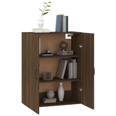 vidaXL Hanging Cabinet Brown Oak 69,5x34x90 cm Engineered Wood