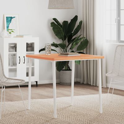 vidaXL Table Top 70x70x2.5 cm Square Solid Wood Beech