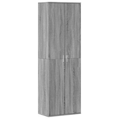 vidaXL Highboard Grey Sonoma 60x35x180 cm Engineered Wood