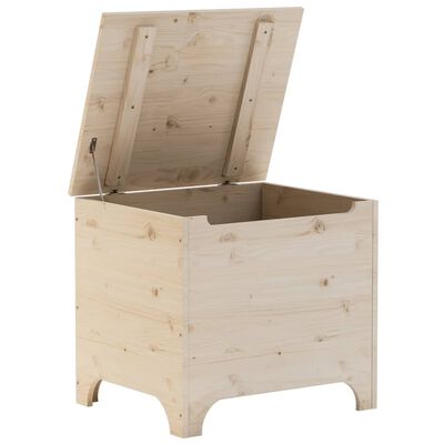 vidaXL Storage Box with Lid RANA 60x49x54 cm Solid Wood Pine