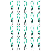 vidaXL Bungee Cords with Hooks 20 pcs 15 cm