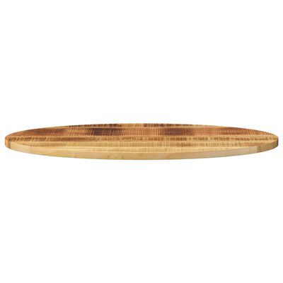 vidaXL Table Top 80x40x2.5 cm Oval Solid Wood Mango