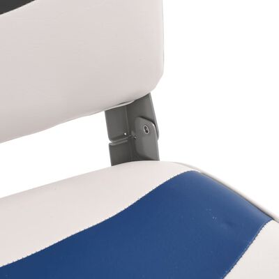 vidaXL 2 Piece Foldable Boat Seat Set High Backrest