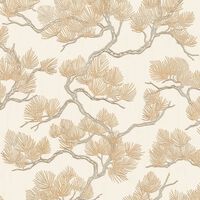 DUTCH WALLCOVERINGS Wallpaper Pine Tree Cream