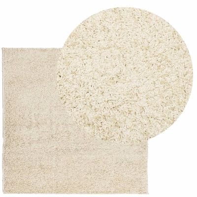 vidaXL Shaggy Rug PAMPLONA High Pile Modern Gold 240x240 cm