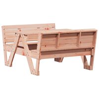 vidaXL Picnic Table for Kids 88x122x58 cm Solid Wood Douglas