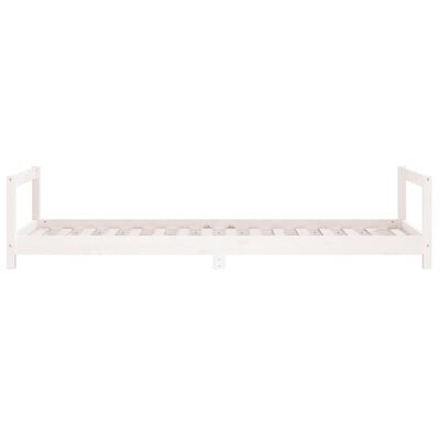 vidaXL Kids Bed Frame White 80x200 cm Solid Wood Pine