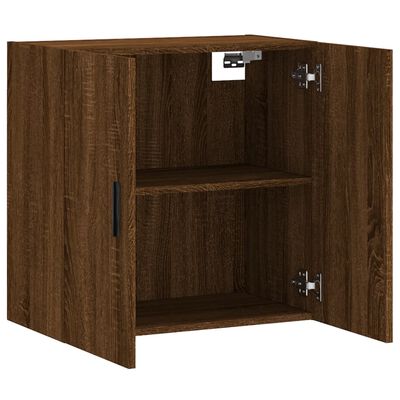 vidaXL Wall Cabinet Brown Oak 60x31x60 cm Engineered Wood