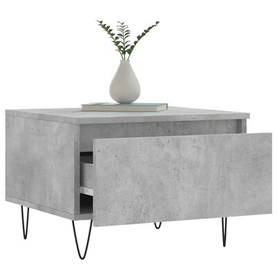 vidaXL Coffee Tables 2 pcs Concrete Grey 50x46x35 cm Engineered Wood