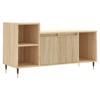 vidaXL TV Cabinet Sonoma Oak 100x35x55 cm Engineered Wood