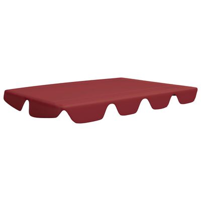 vidaXL Replacement Canopy for Garden Swing Wine Red 150/130x105/70 cm