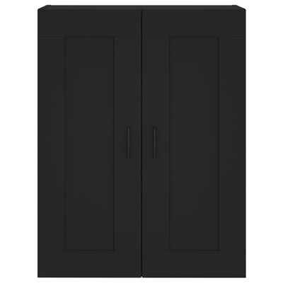 vidaXL Highboard Black 69.5x34x180 cm Engineered Wood